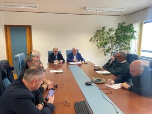 Riunione Assessore Cupparo con direttore Bernardo e delegati sindacali